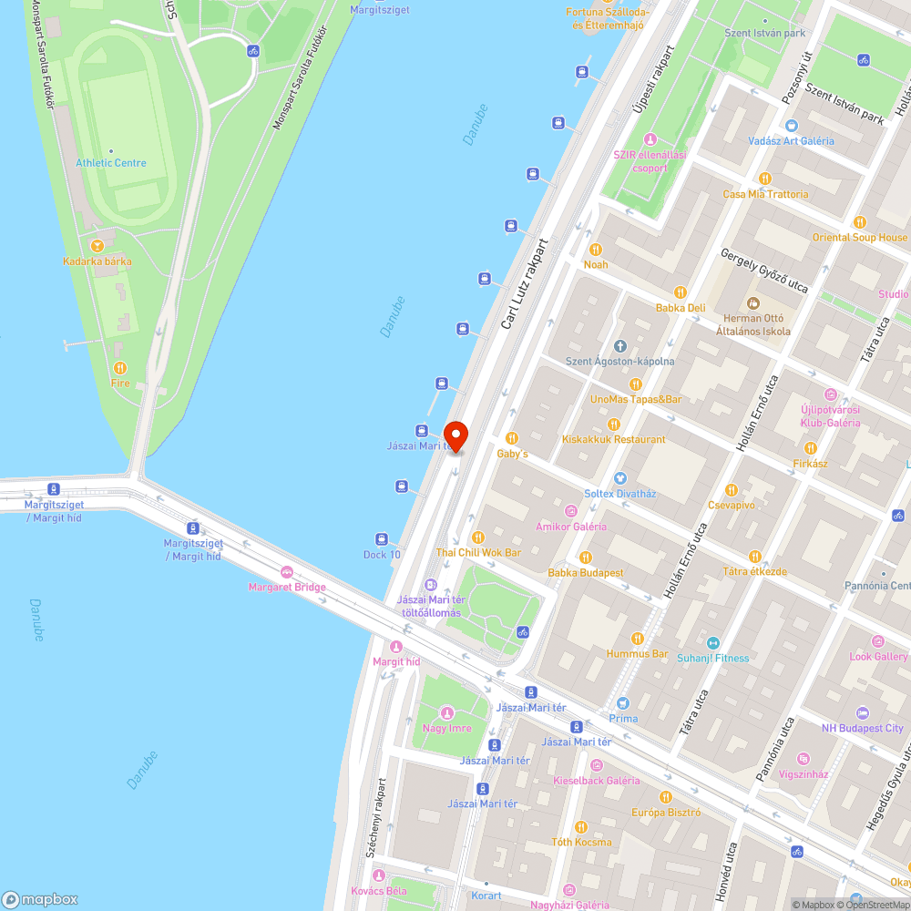 Gazos rakpart bejelentés helye