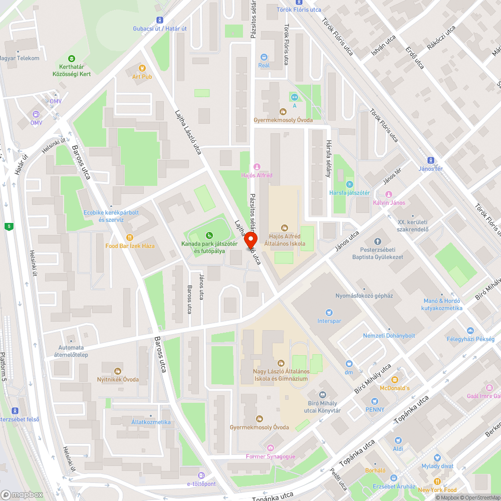 Ferde tábla bejelentés helye