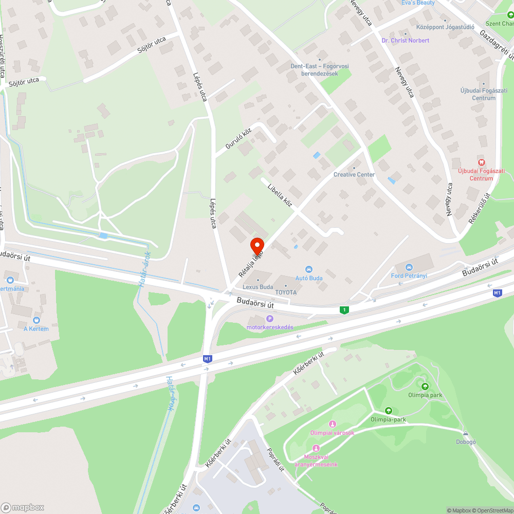 Közműjavítás helye bejelentés helye