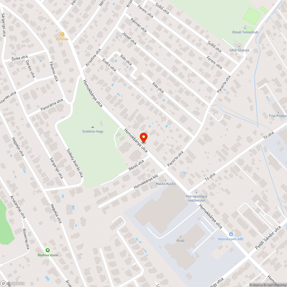 Hiányzó korlát bejelentés helye