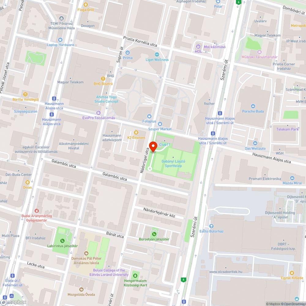 Roncs autó bejelentés helye