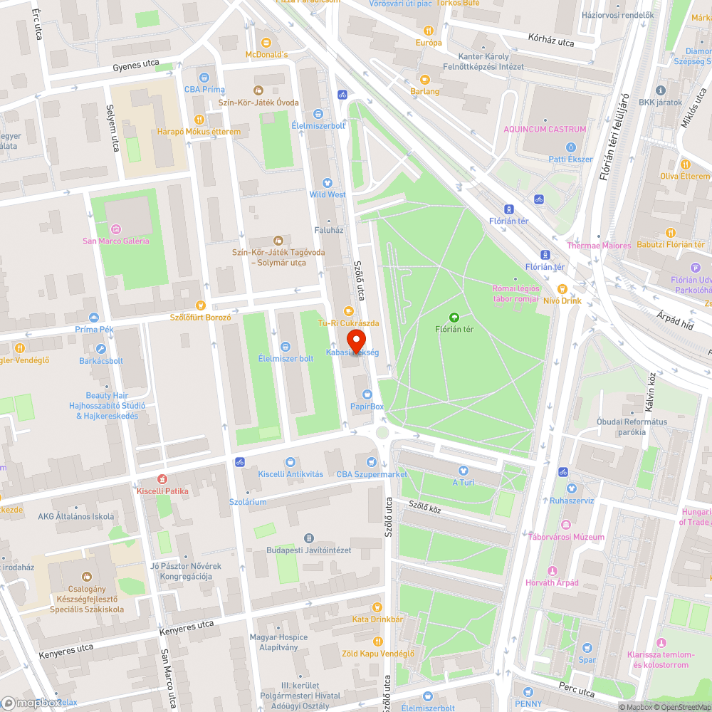 Veszélyes fák bejelentés helye