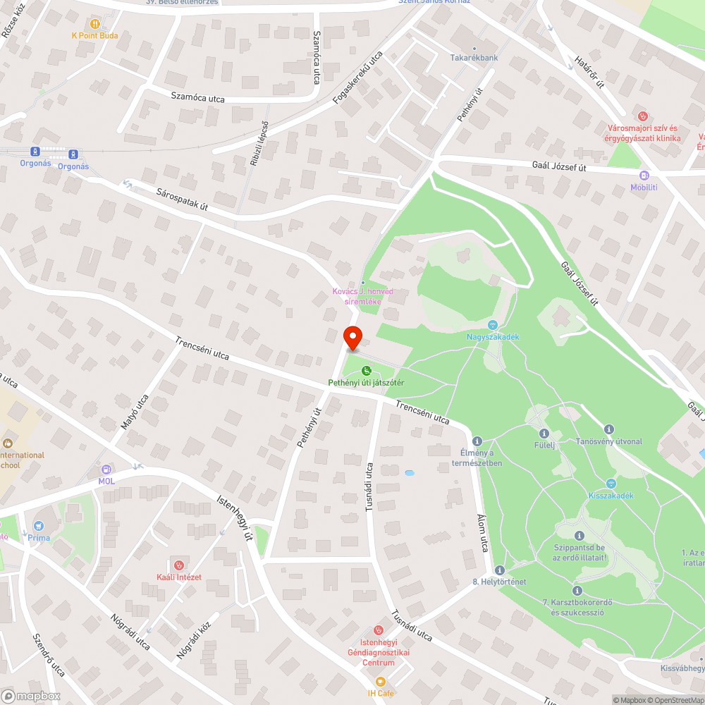 Hiányzó kilincs a játszótéren bejelentés helye