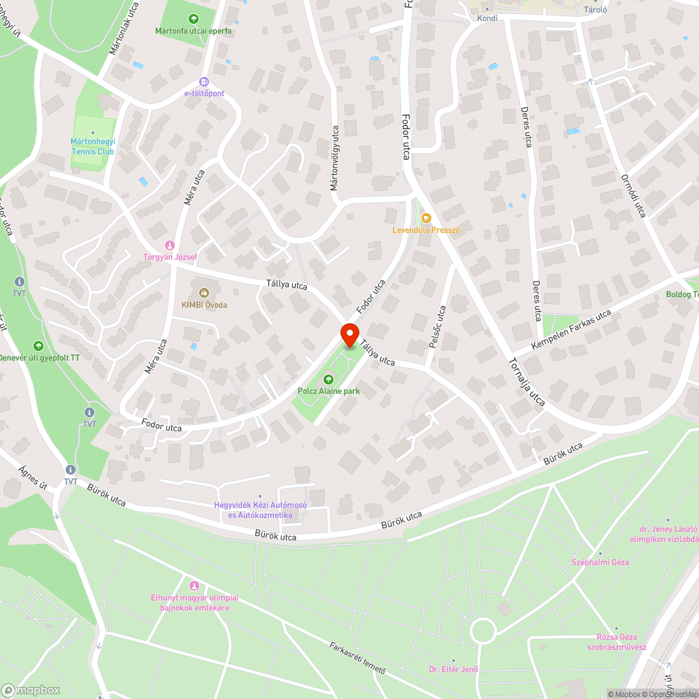 Műanyagszemét halmozás a Tállya utcai játszótéren bejelentés helye