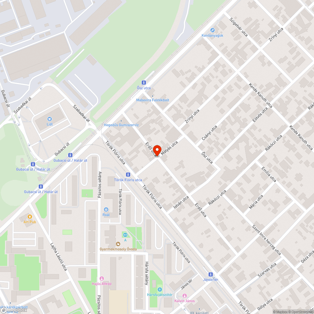 Elhagyott zöldhulladék bejelentés helye