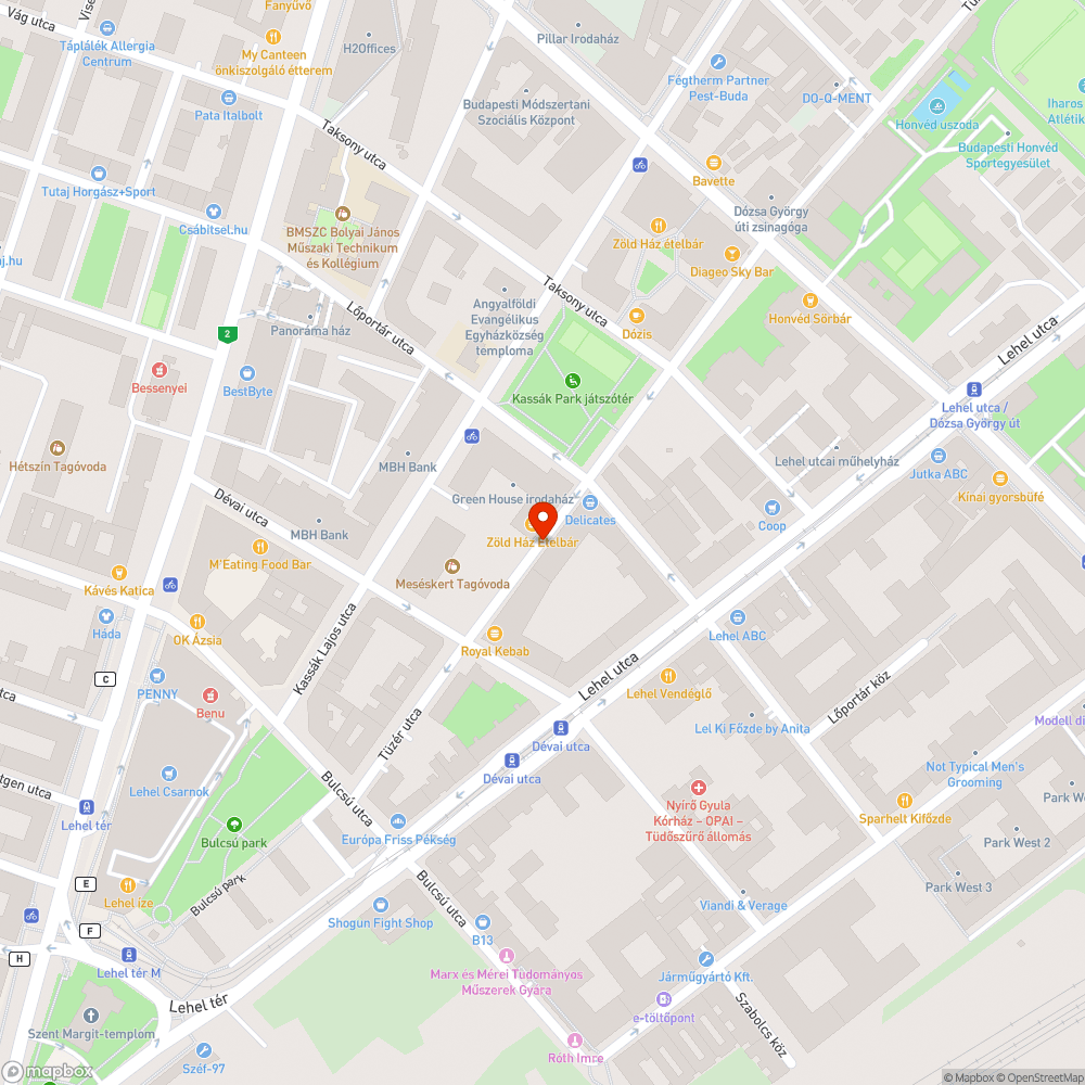 Kerékpártároló igénylés bejelentés helye