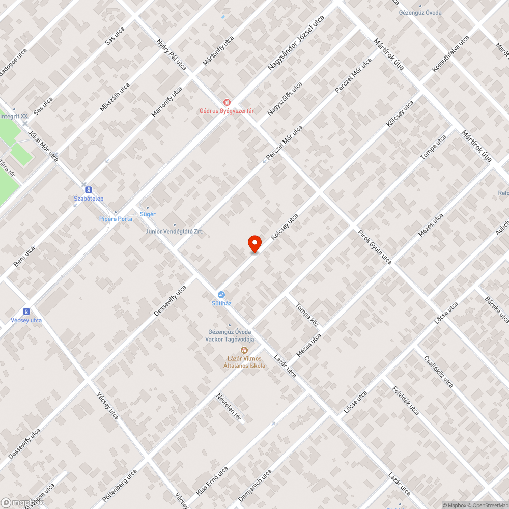 Forgalommal párhuzamos víznyelőrács bejelentés helye