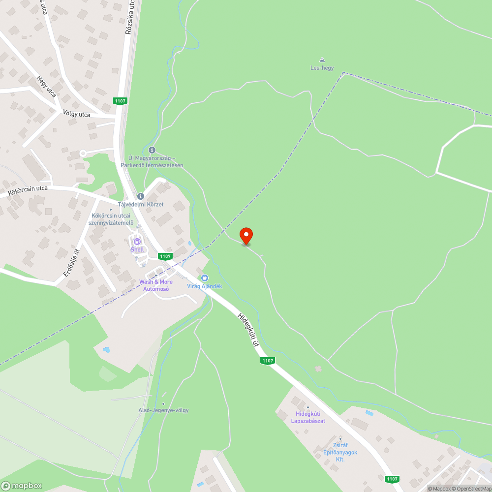 Kidőlt fák az ösvényen bejelentés helye