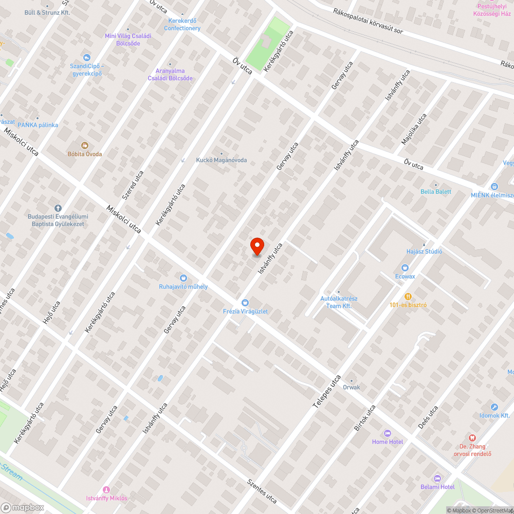 Elburjánzott növényzet az úttesten bejelentés helye