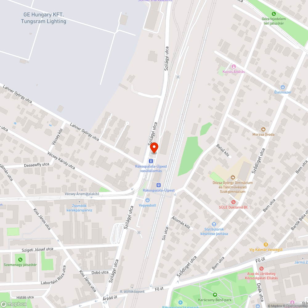 Kidőlt vaskerítés bejelentés helye