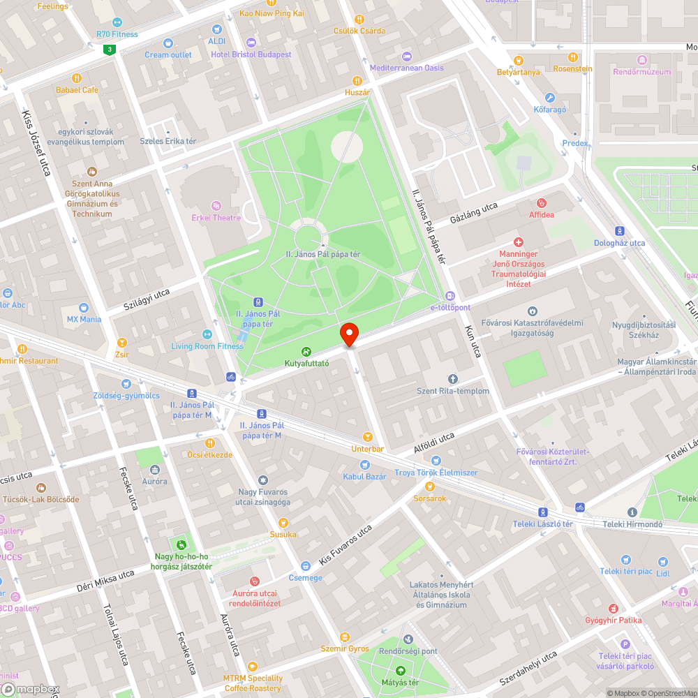 Úszó patkánytetem bejelentés helye