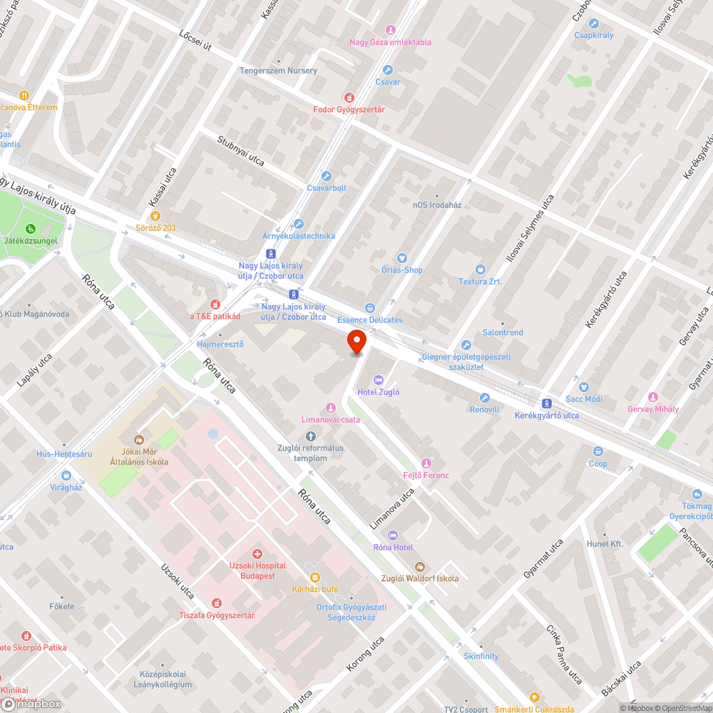 Megrongált kuka bejelentés helye