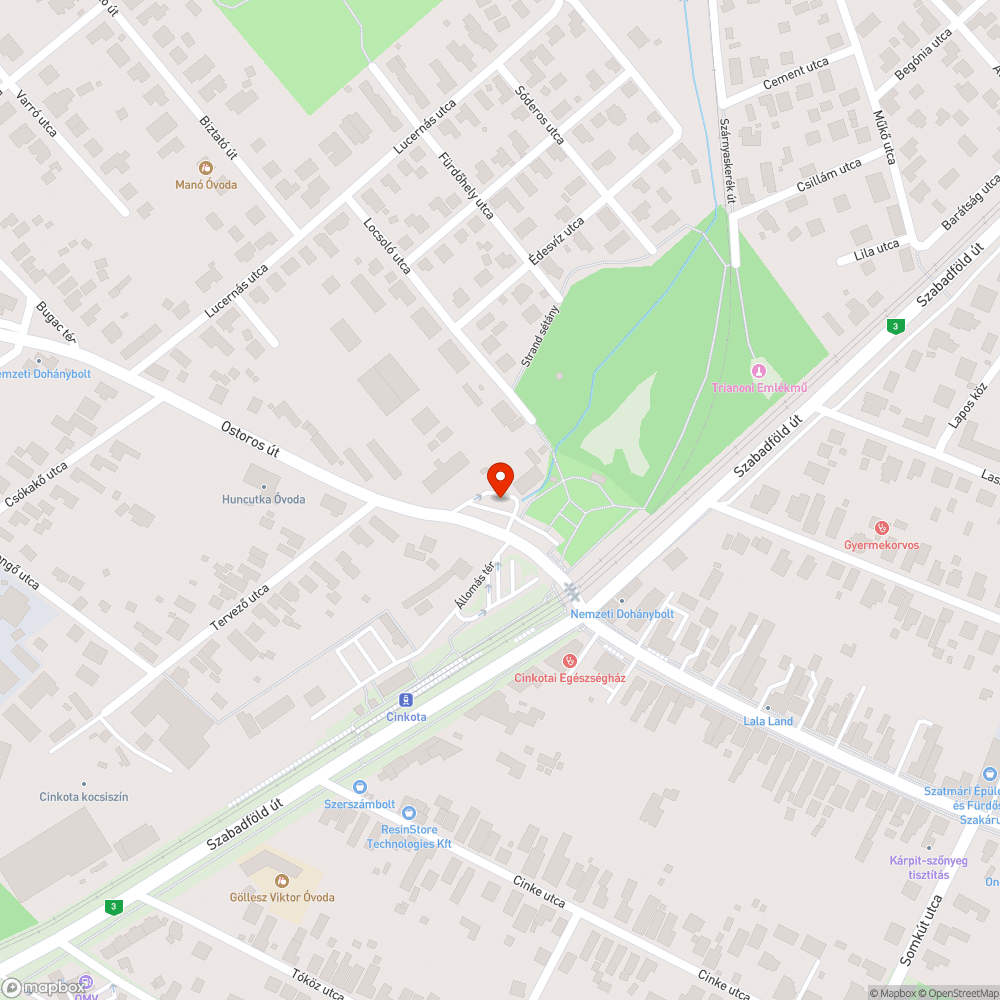 Elhanyagolt P+R bejelentés helye