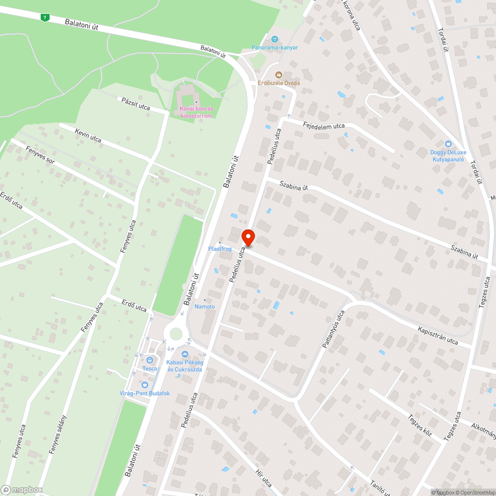 Beláthatatlan, veszélyes utca sarok bejelentés helye