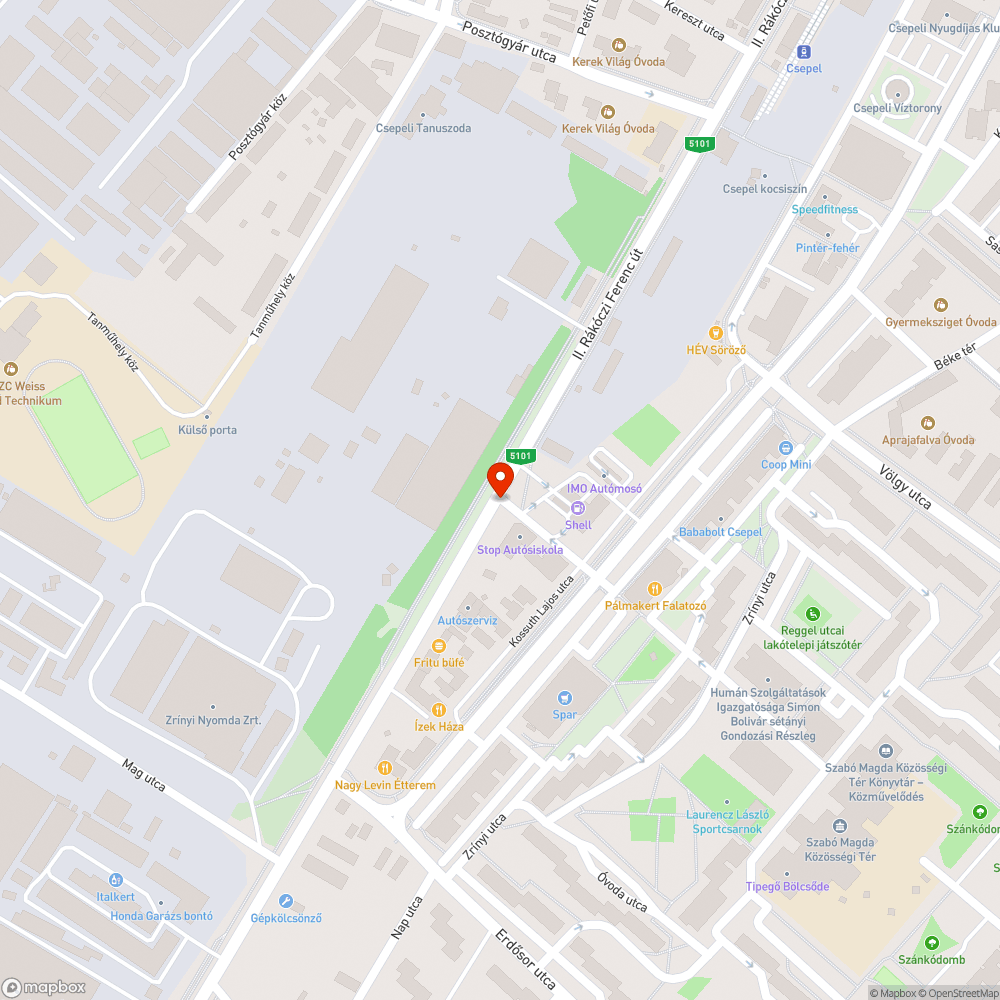 Üres, rozsdás, kidőlő oszlop bejelentés helye