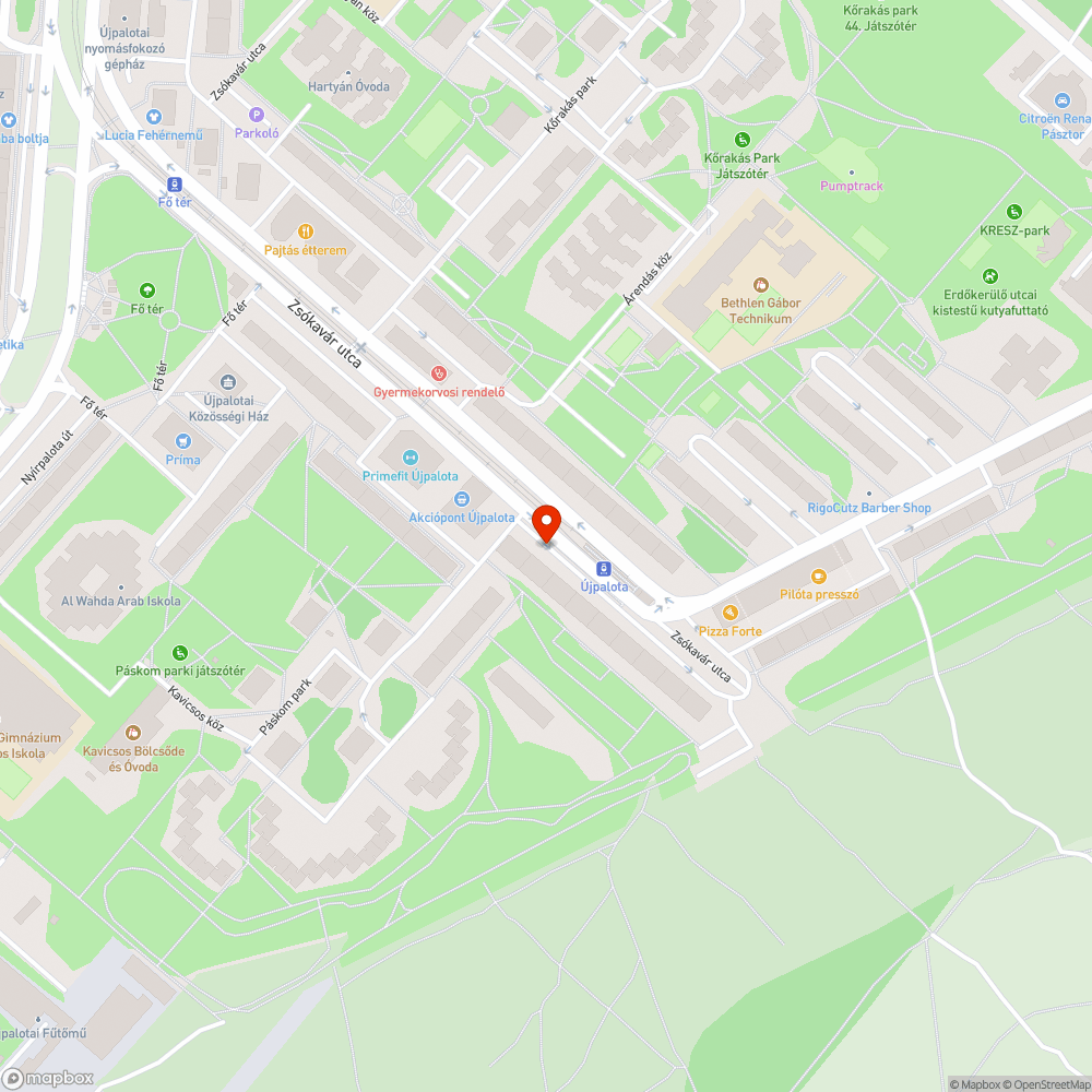 Elhagyott Ford bejelentés helye