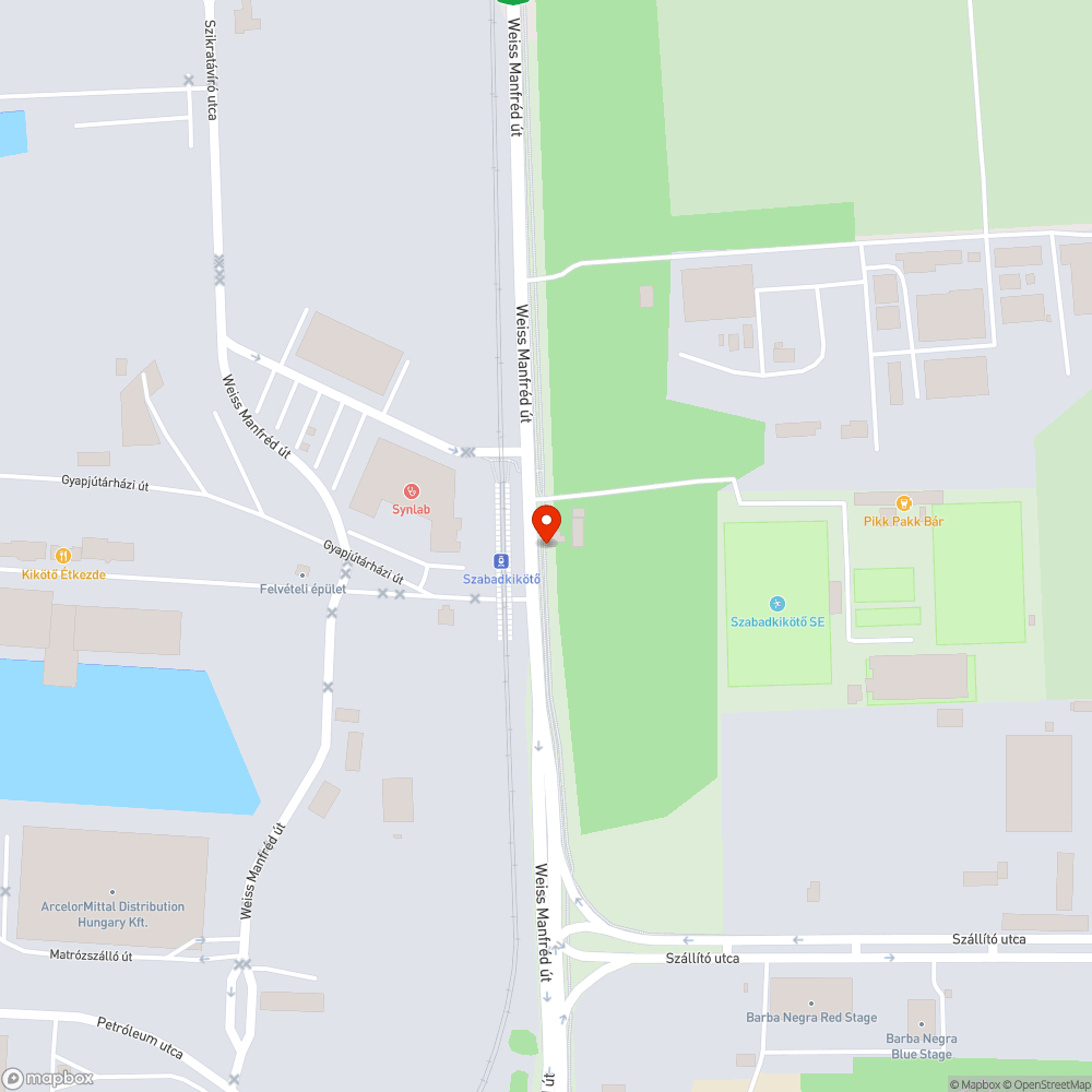 Lemorzsolódni kezdő aknafedél DIGI felirattal bejelentés helye