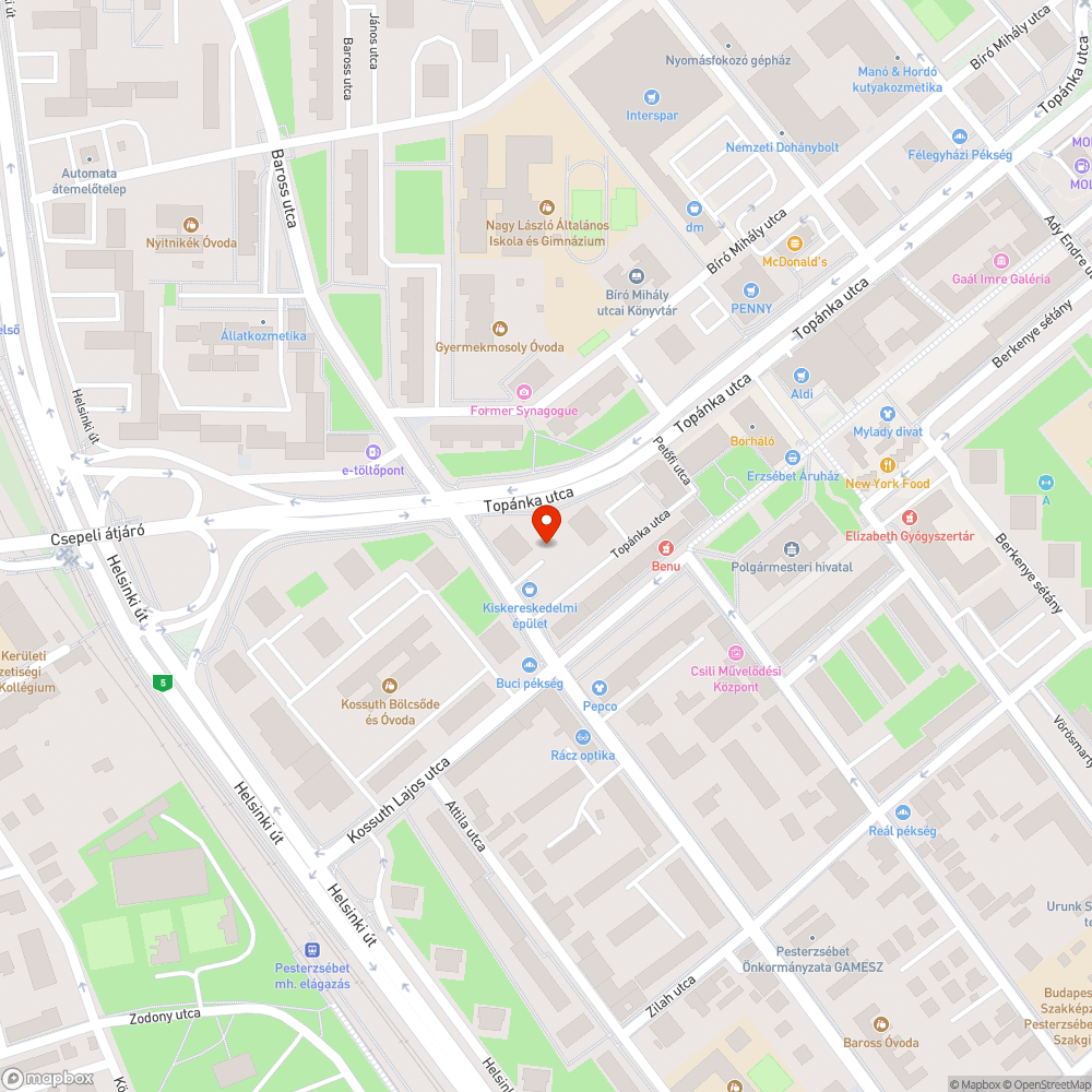 Bálványfa bejelentés helye