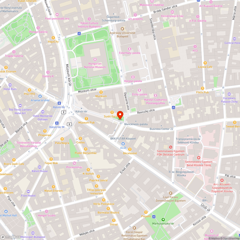 Balesetveszélyes beszakadt lefolyórács bejelentés helye