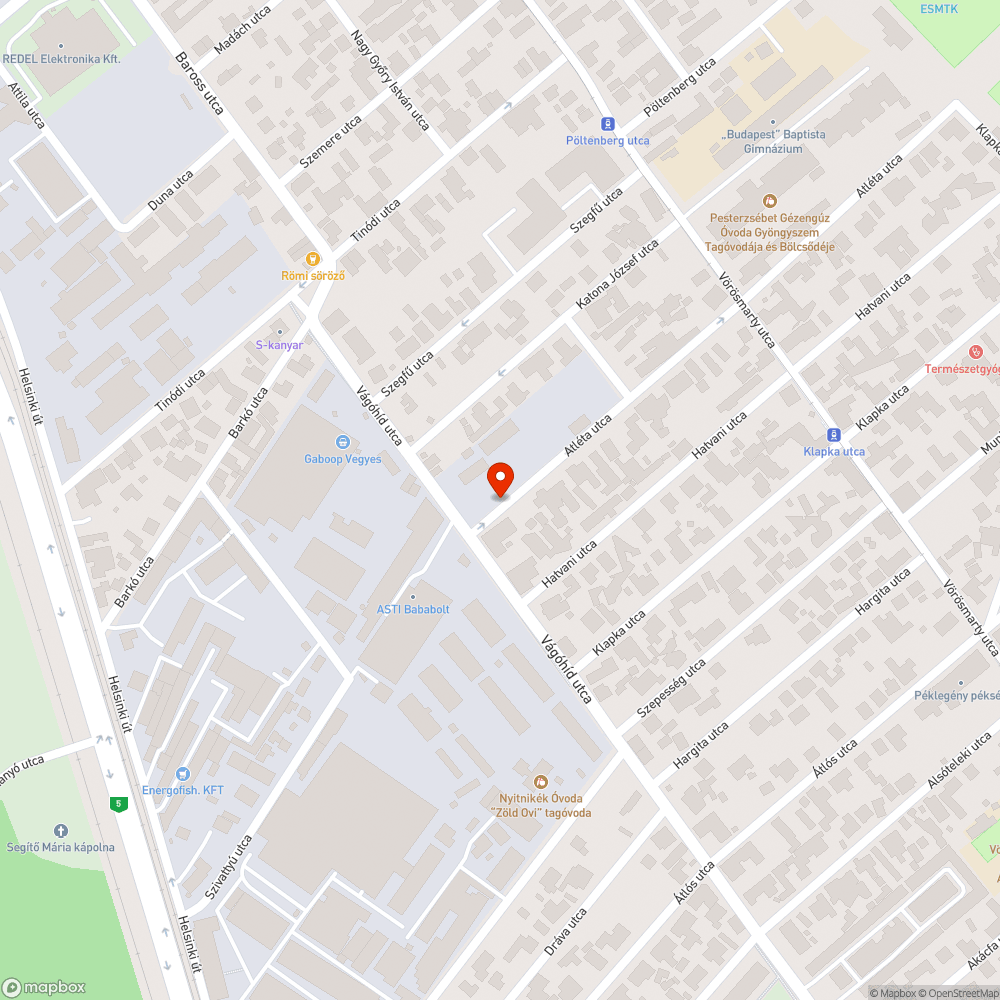 Útra hajló bálványfa bejelentés helye