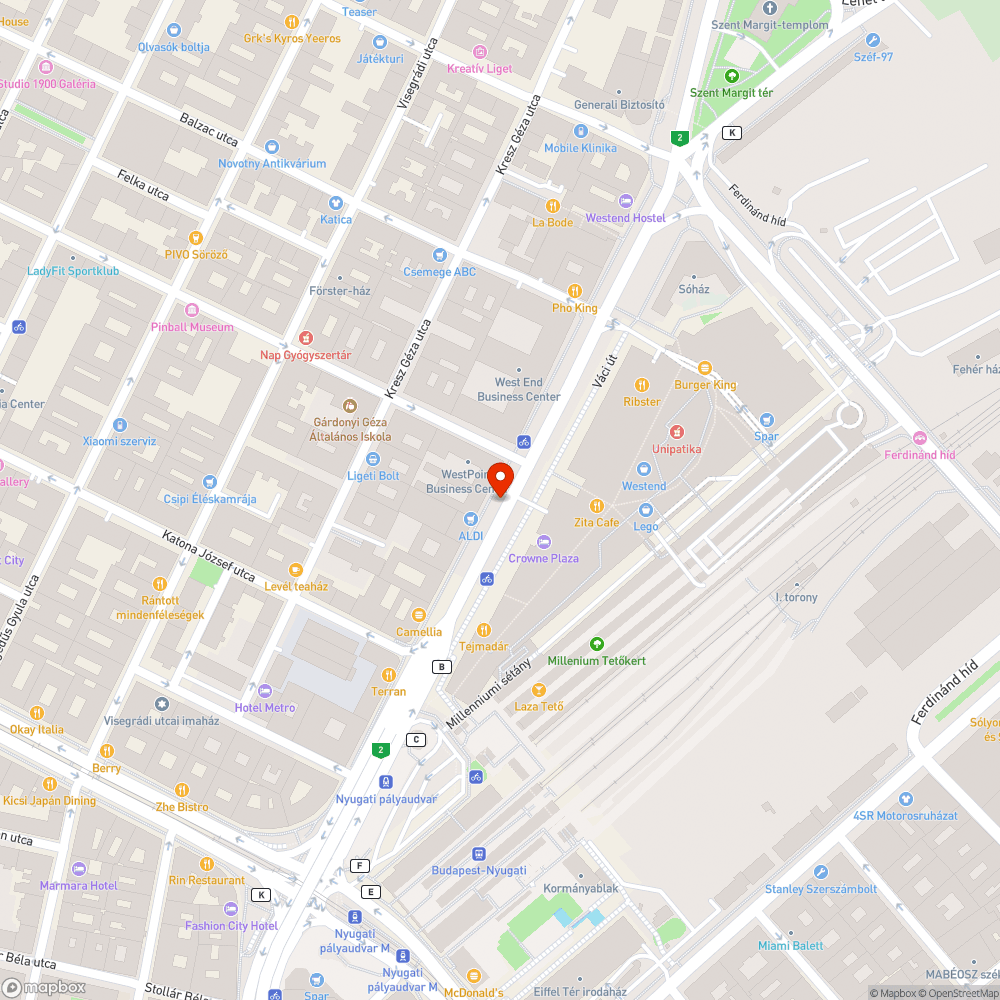 Rongált szekrény bejelentés helye