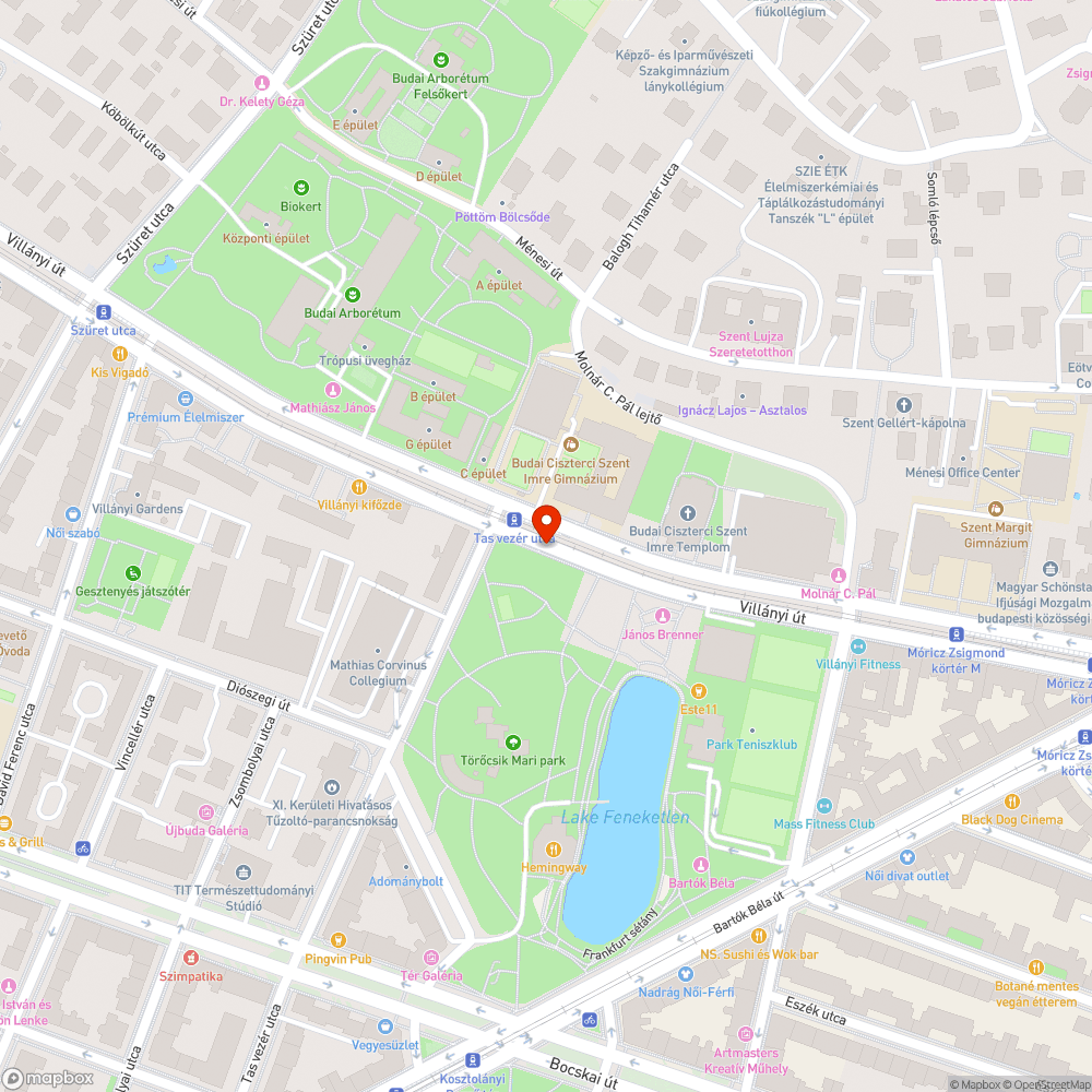 Rongált biciklis pont bejelentés helye