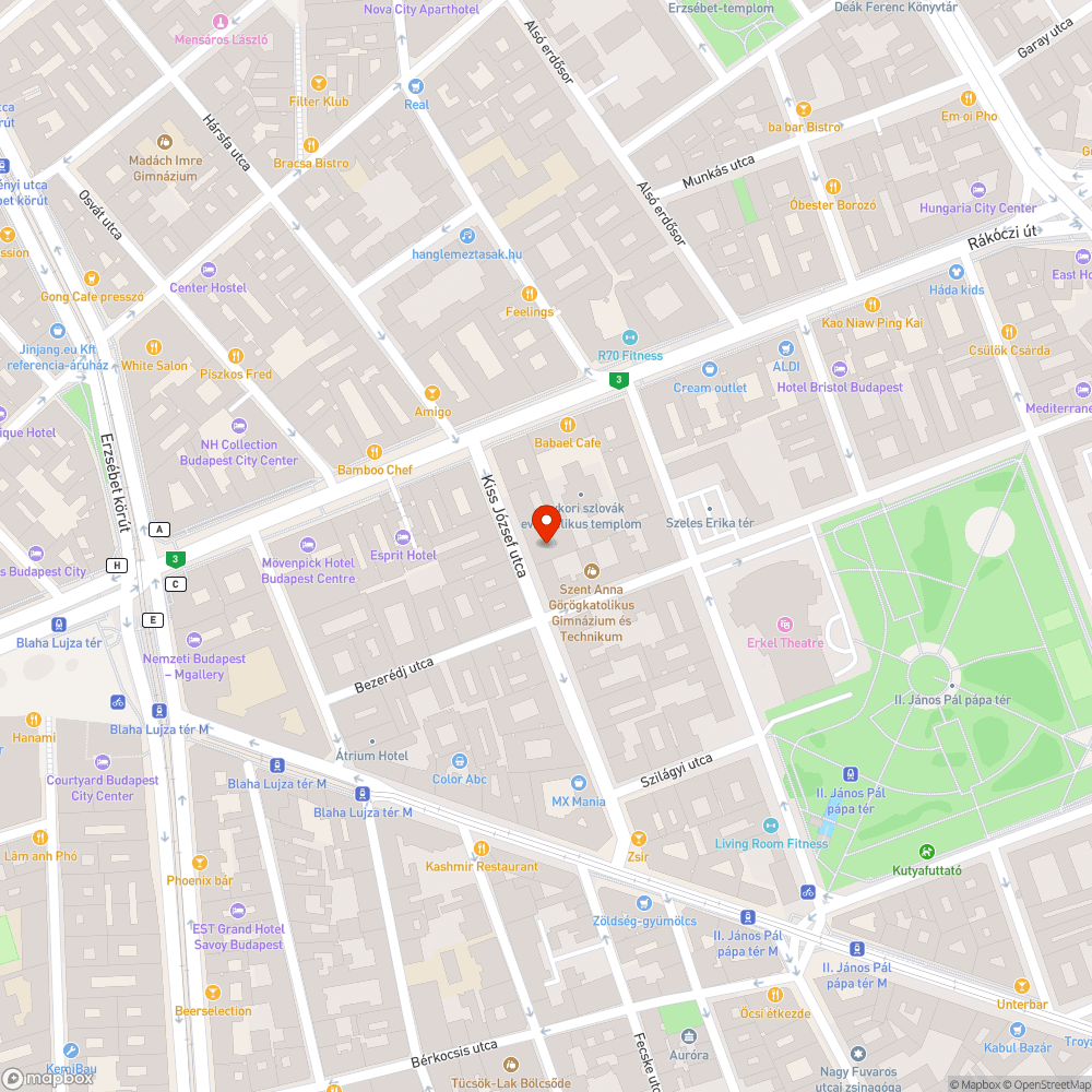 Szétszórt szemét bejelentés helye