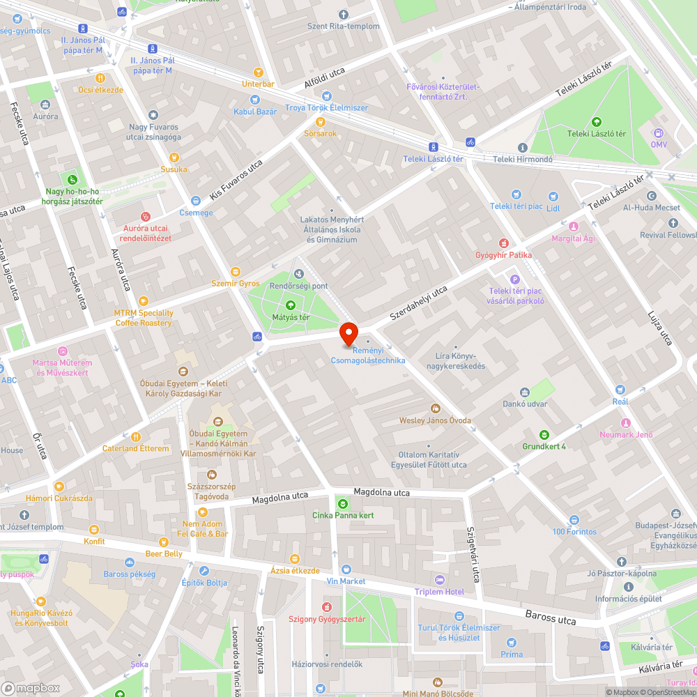 Galambtetem bejelentés helye