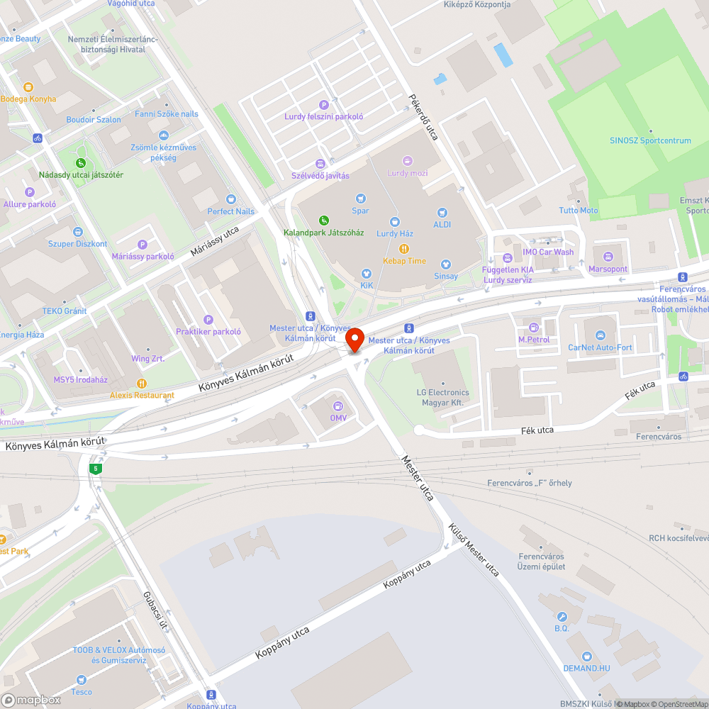 Elzárócsap körül hiányzó aszfalt bejelentés helye