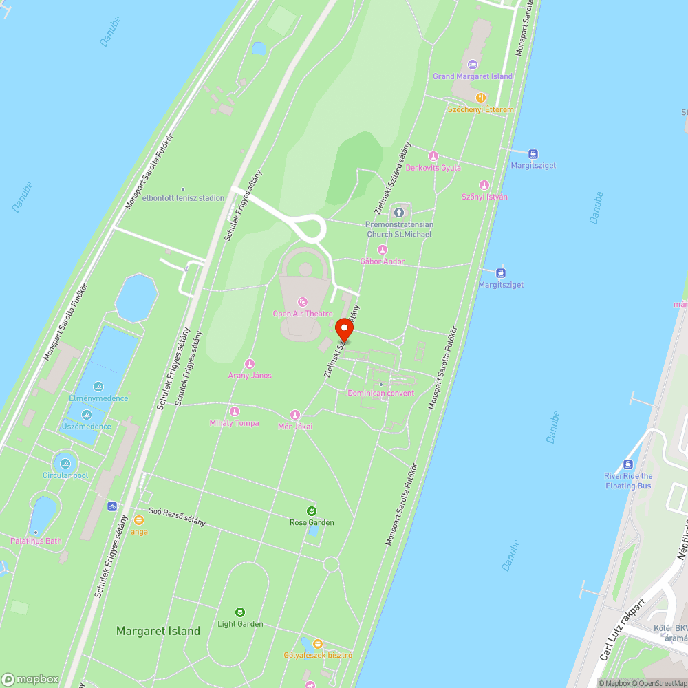 Széttört padok a Margitszigeten bejelentés helye