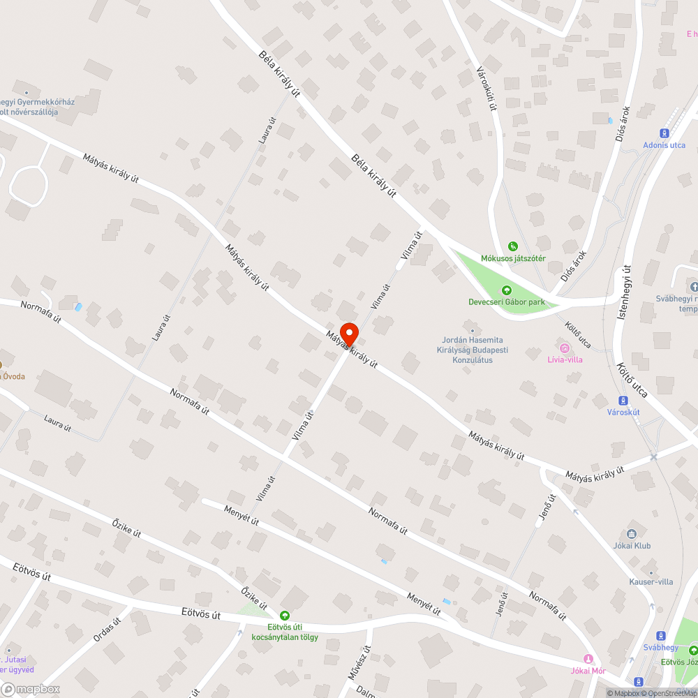 Egyenrangú kereszteződésre figyelmeztető tábla bejelentés helye