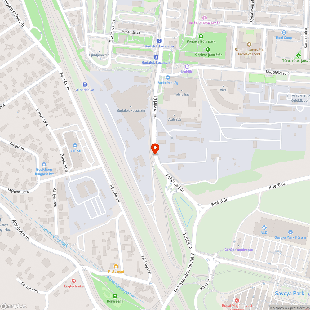 Beláthatatlan kereszteződés bejelentés helye