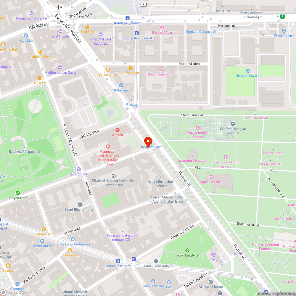 Lekopott zebra bejelentés helye