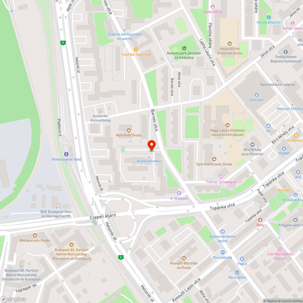 Parkolóban nőtt bokorszerű gaz bejelentés helye