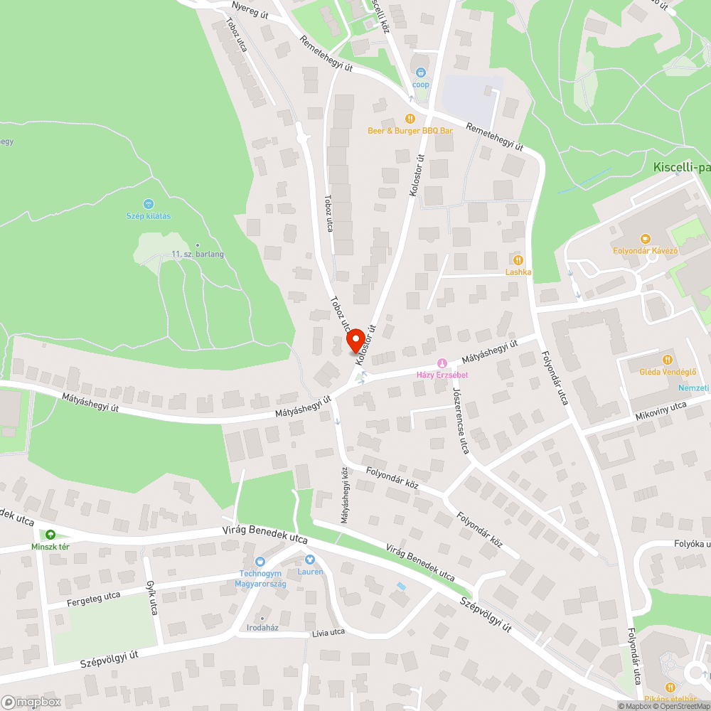 Járhatatlan járda bejelentés helye