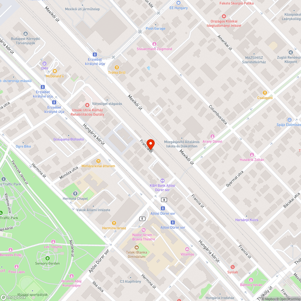 Kátyúkomplexum bejelentés helye