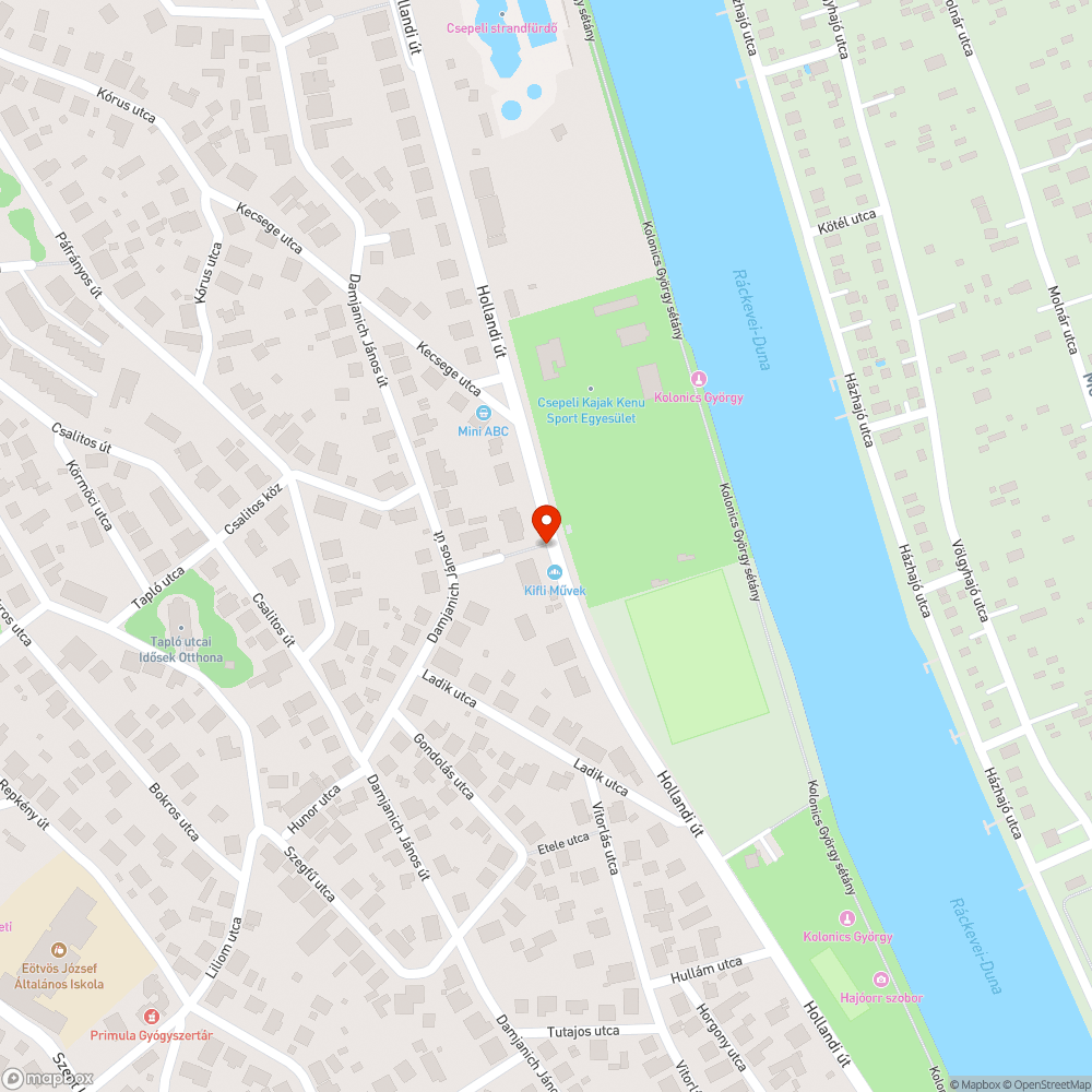 Zűrös autó bejelentés helye