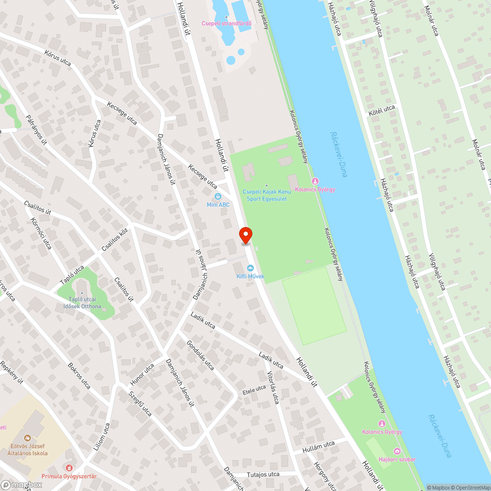 Forgalommal párhuzamos víznyelőrács bejelentés helye