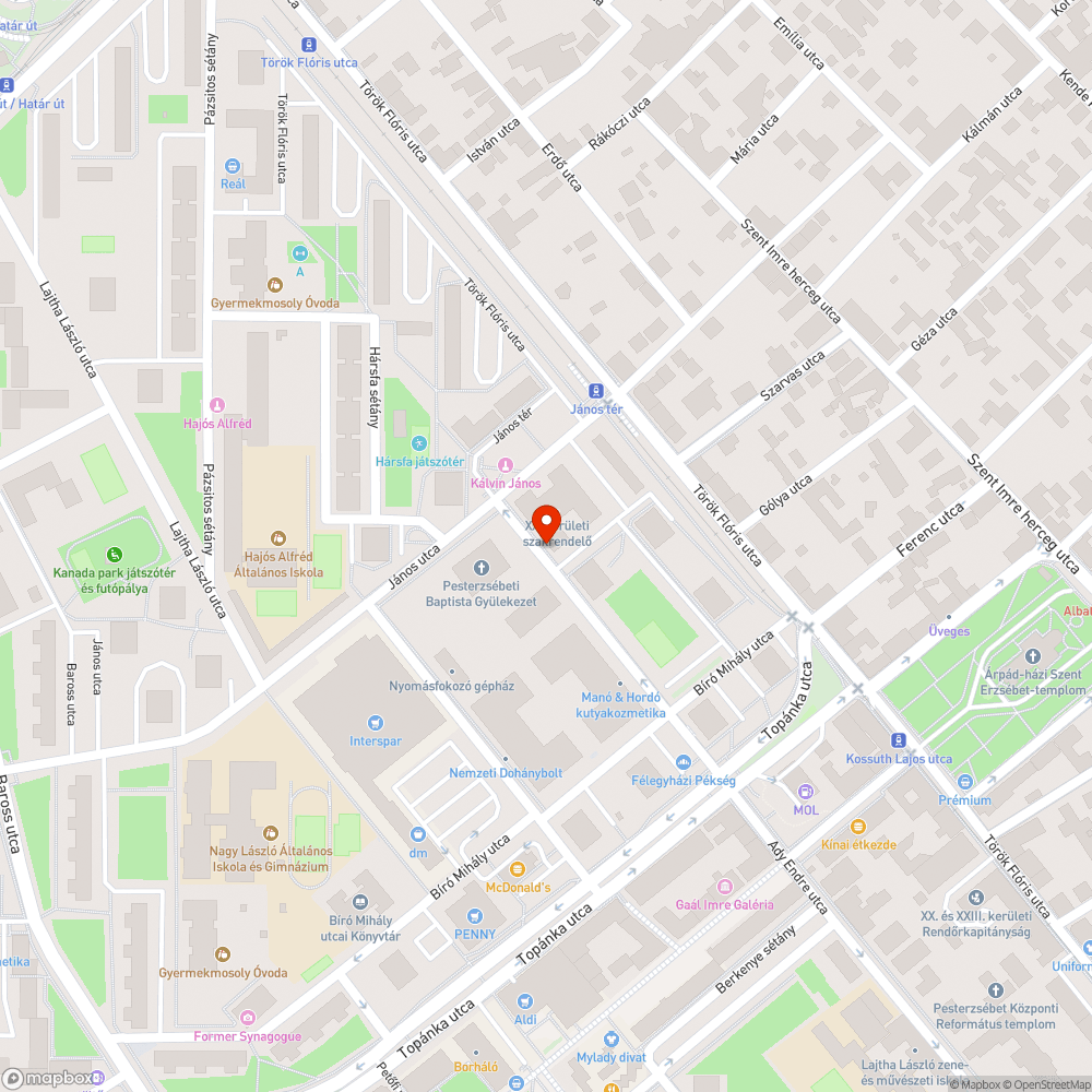 Biciklisekre veszélyes kátyú bejelentés helye