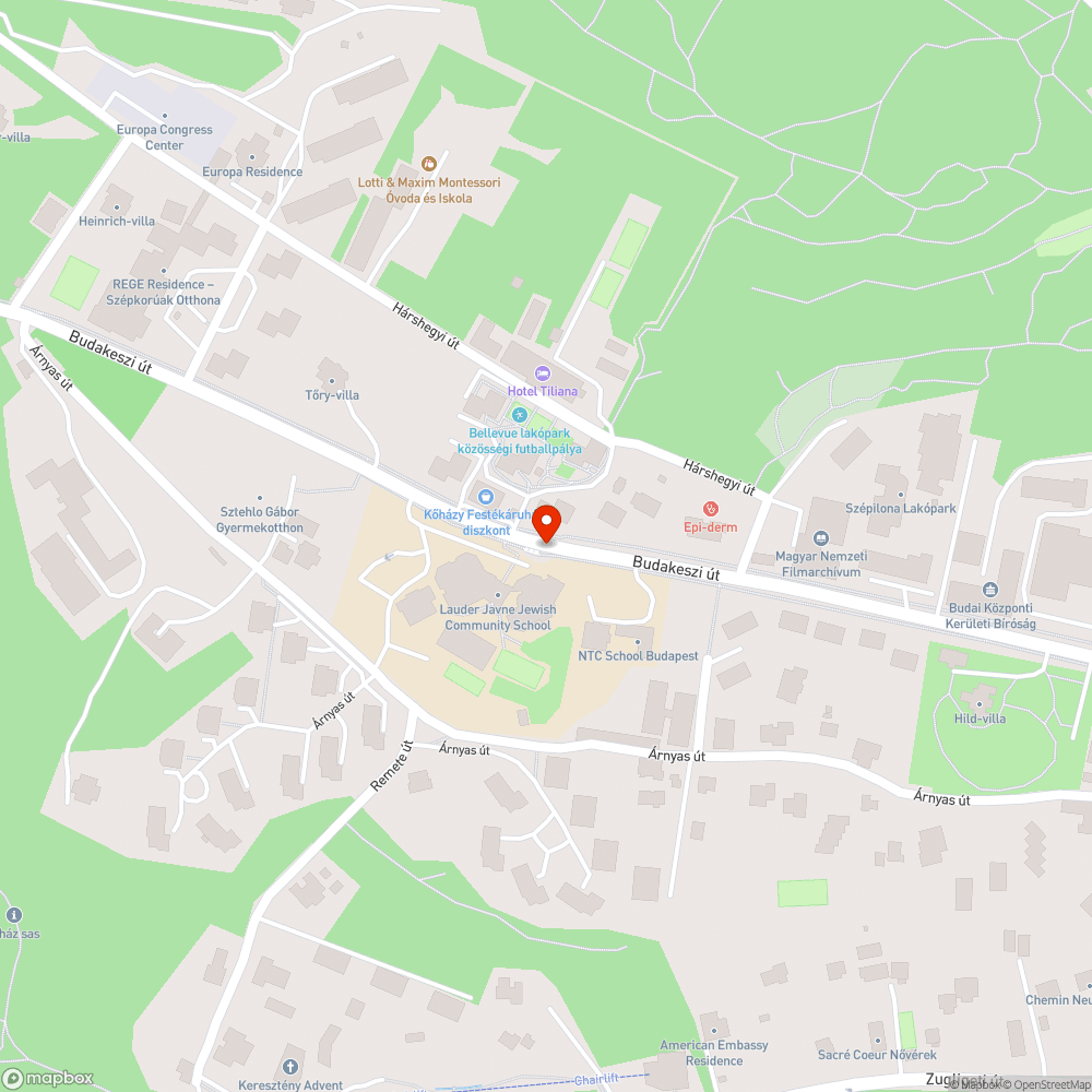 Csőtörés után, buszmegálló nélkül bejelentés helye