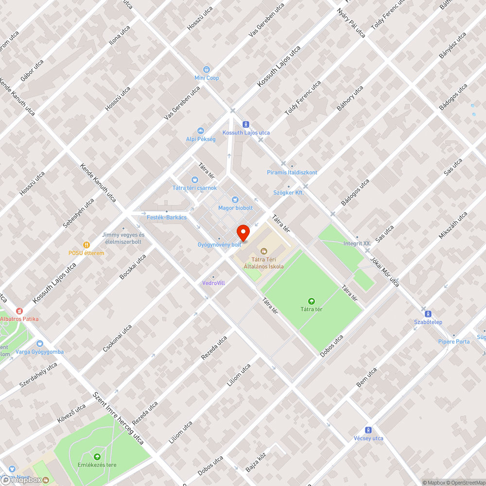 Bálványfa és szemét bejelentés helye