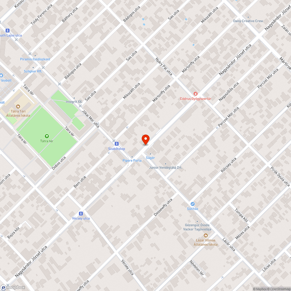 Bálványfák bejelentés helye