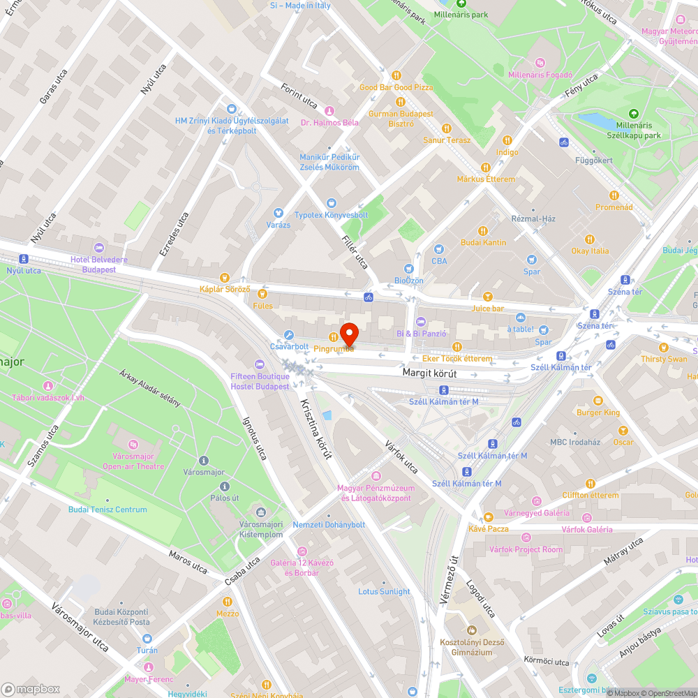 Hiányzó fa bejelentés helye