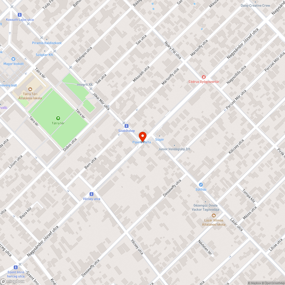 Bálványfák bejelentés helye