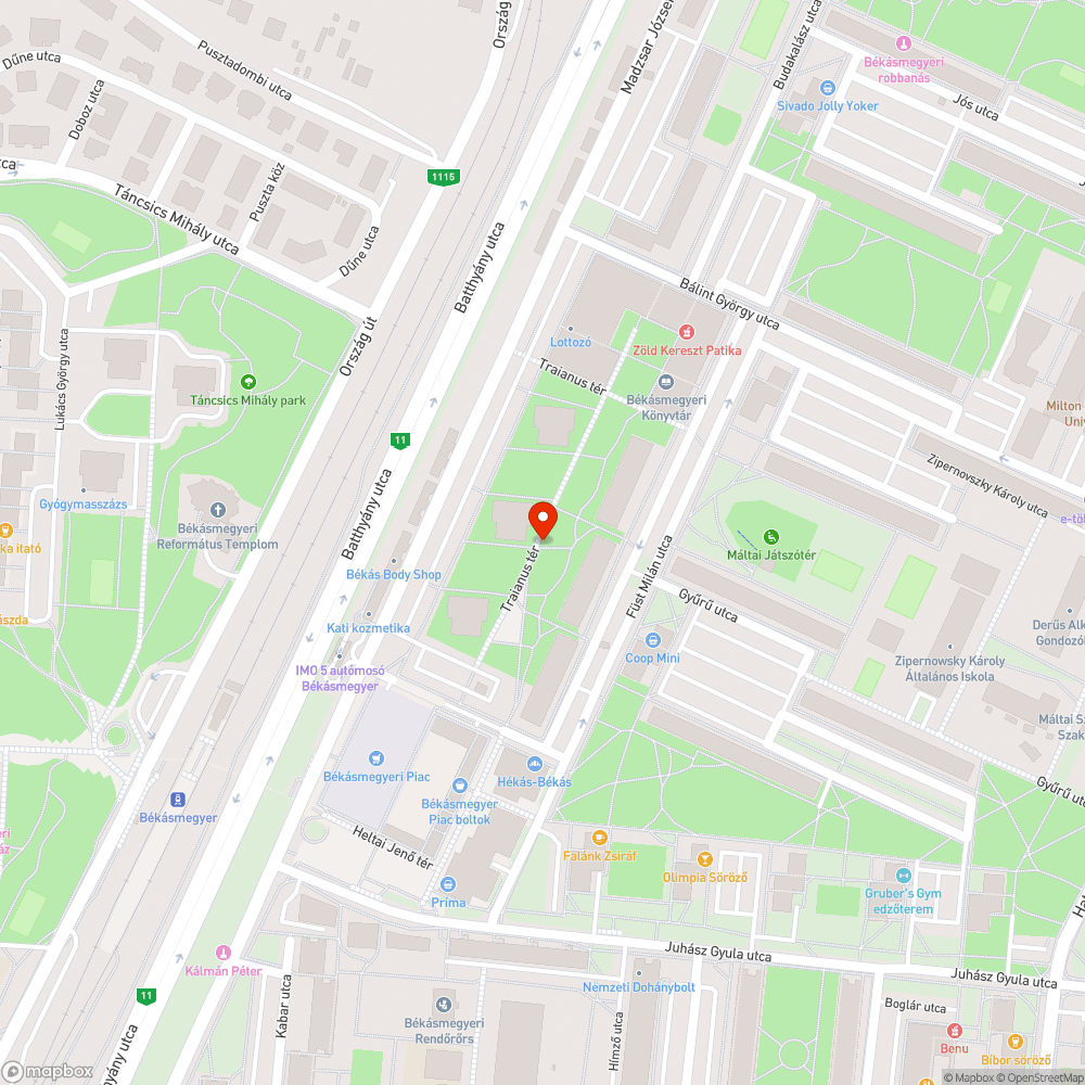 Járhatatlan járda bejelentés helye