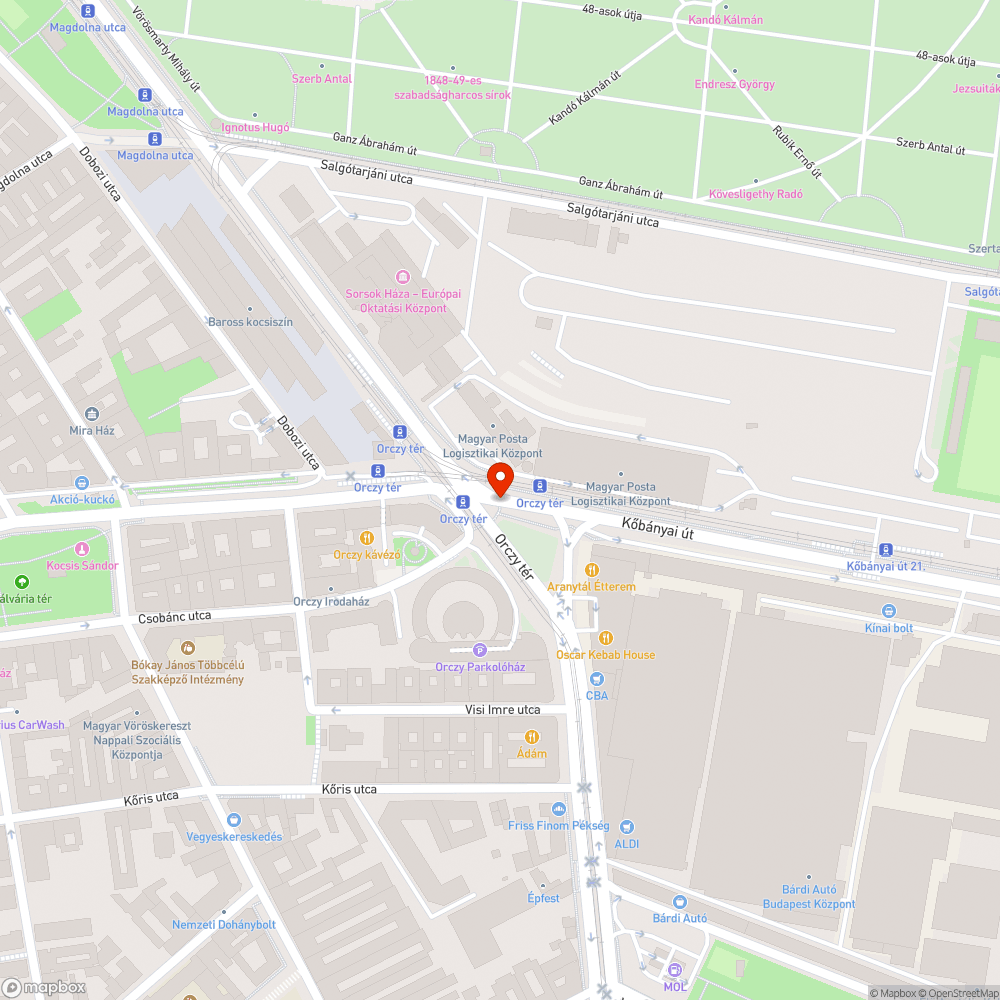 kátyú a kerékpáros átvezetésen bejelentés helye