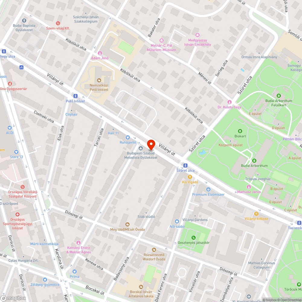 Szemét bejelentés helye