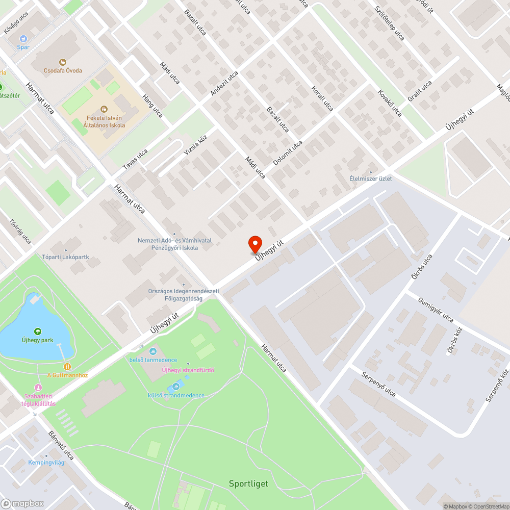 Lekopott zebra bejelentés helye