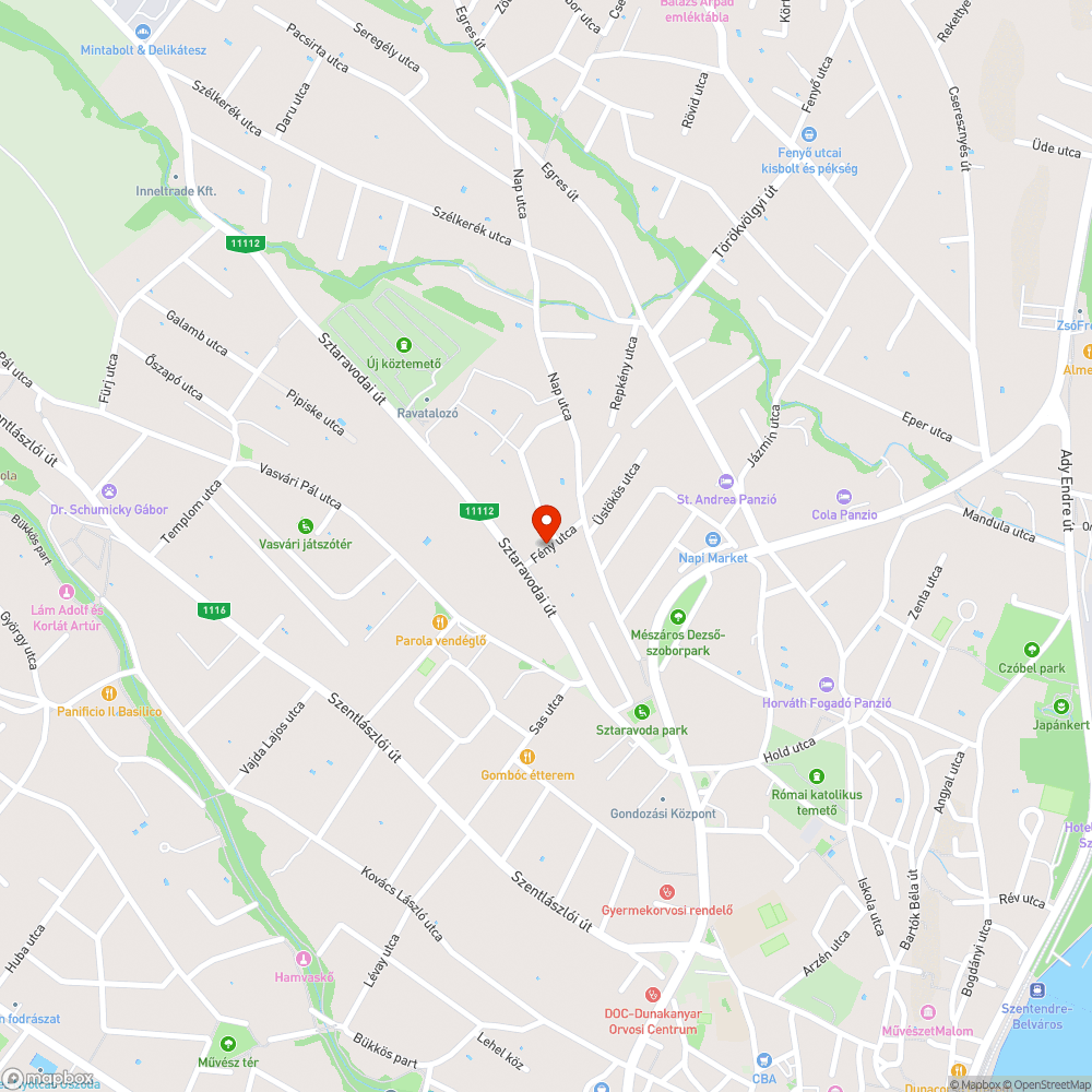 Hiányzó járdaszakasz bejelentés helye