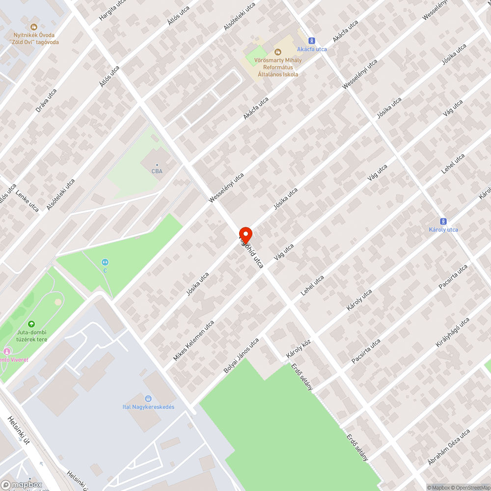 Zöldhulladék bejelentés helye